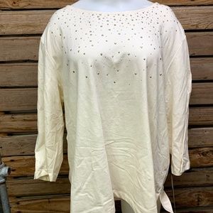 long sleeve shirt by alfred dunner